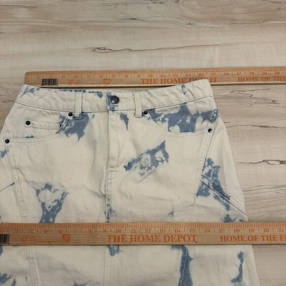 Future Collective with Gabriella Women's High-Rise Midi Denim Skirt Size 4 New - Picture 11 of 12
